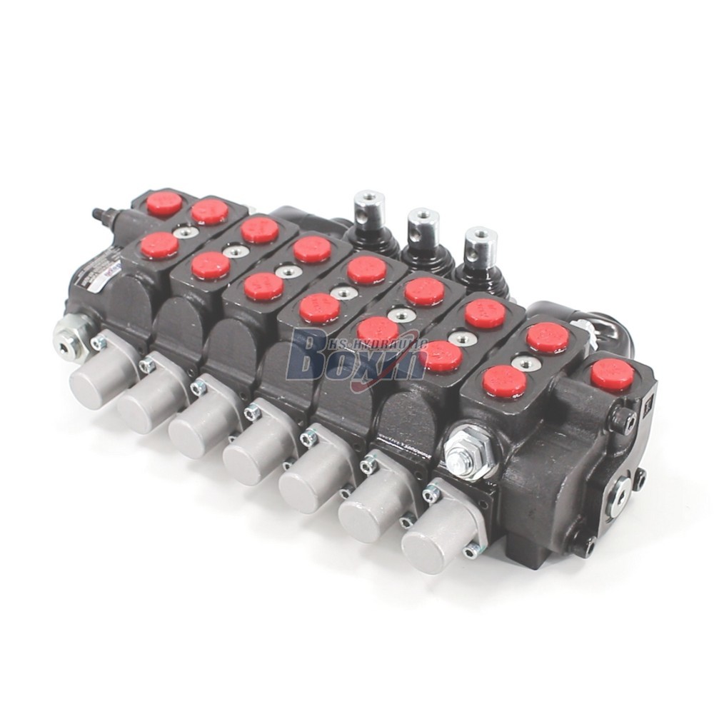 OEM and Custom SD6 Manual and Joystick 7 Spool Sectional Directional Valve Production main image